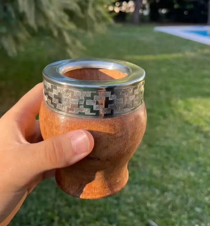 Imperial de algarrobo virola de alpaca lisa | Puros Mates